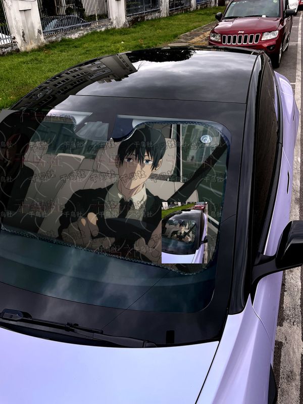 千鳥社《汽車前擋遮陽-瑪奇瑪和早川秋》鏈鋸人惡魔獵人 