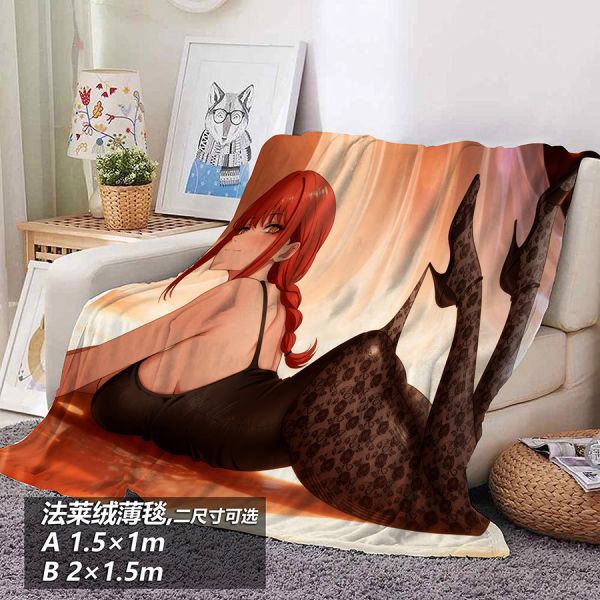 千鳥社《魅色瑪奇瑪》鏈鋸人支配惡魔午睡毯地毯裝飾畫 