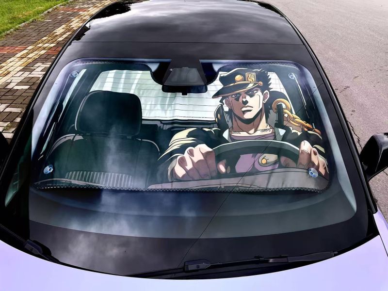 千鳥社 《汽車前擋遮陽-空條承太郎》JOJO的奇妙冒險白金之星 