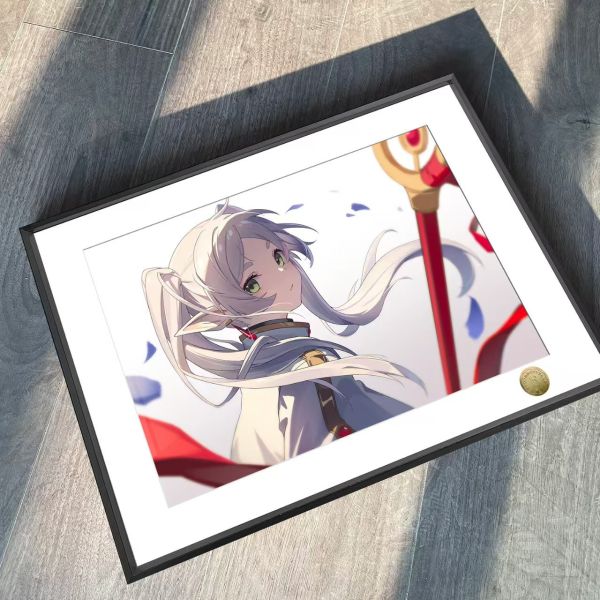 皇呱《芙莉蓮回眸》葬送的芙莉蓮精靈族魔法使裝飾畫 