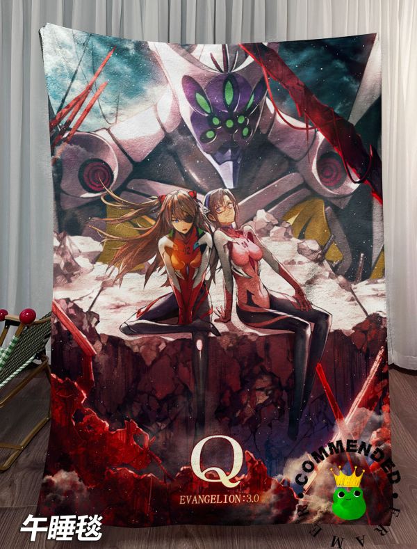 皇呱《劇場版明日香真希波CP》福音戰士裝飾畫 