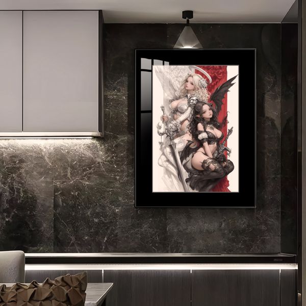 JUZI橘子工作室 惡魔：天使 裝飾畫 