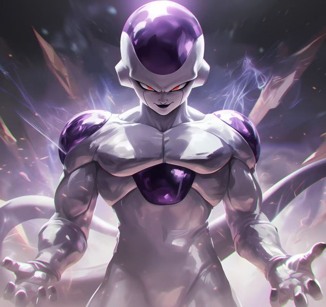 H2工作室 《弗利薩大王》龍珠弗利沙悟空裝飾畫 