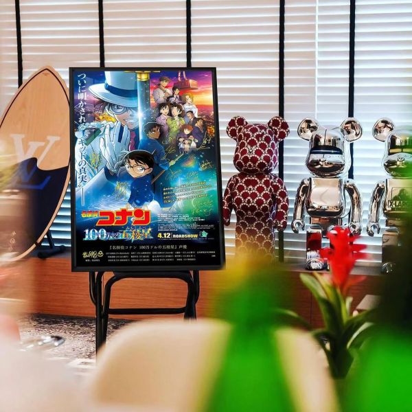 千鳥社 《100萬美元的五棱星》 名偵探柯南簽名裝飾畫 