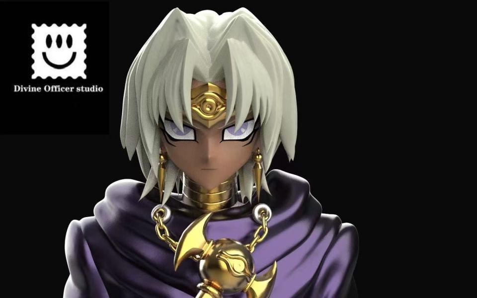 【補款】神官工作室 斗篷馬利克替換頭雕加底座 