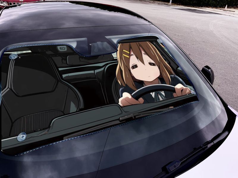 千鳥社《汽車前擋遮陽-平澤唯》輕音少女呆唯K-ON 