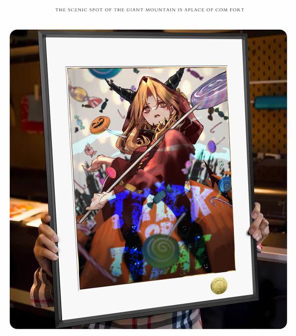 皇呱《萬聖冥界女神》Fate/Grand Order埃列什基伽勒裝飾畫 