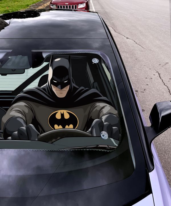 千鳥社《汽車前擋遮陽-蝙蝠俠》樂高Batman黑暗騎士 