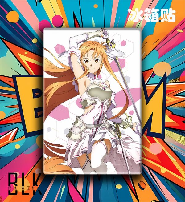 巴洛克 創世神亞絲娜結城明日奈裝飾畫/冰箱貼 