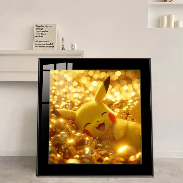 JUZI橘子工作室 皮卡丘送寶裝飾畫 