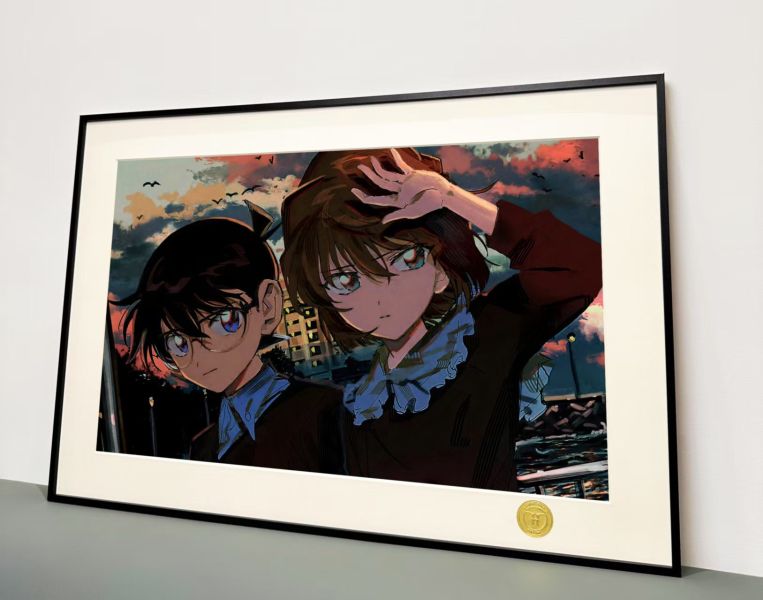 H2工作室 《晚風柯哀》名偵探柯南灰原哀裝飾畫 