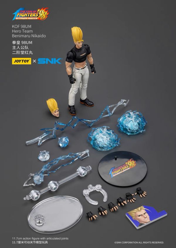 JOYTOY 1/18 SNK系列 拳皇98UM 主人公隊 