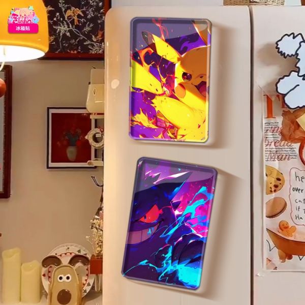 阿喵畫社耿鬼皮卡丘寶可夢8k組合裝飾畫 