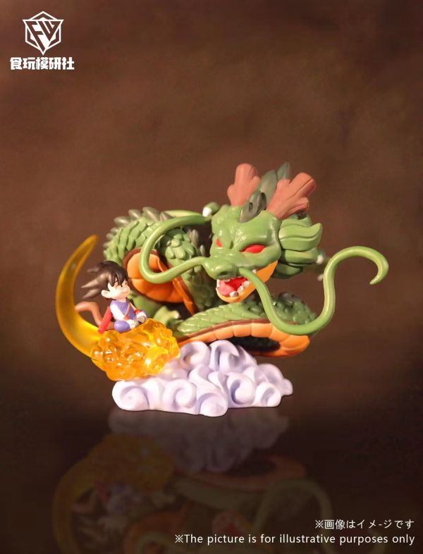 FW 食玩模研社  神龍與悟空（預訂贈送燈光地臺 高2cm） 