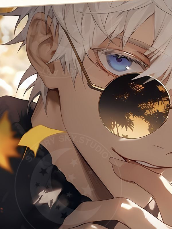 星空《秋日五條悟》咒術回戰Gojo Satoru裝飾畫 