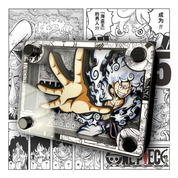 萌萌匠 海賊王尼卡魯夫亞克力卡磚擺件 