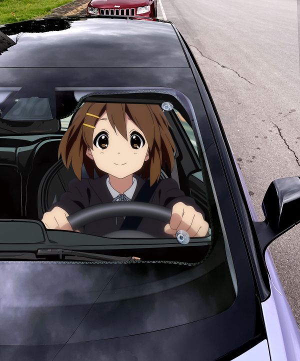 千鳥社《汽車前擋遮陽-平澤唯》輕音少女呆唯K-ON 