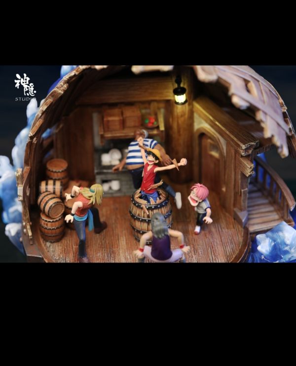 【現貨、補款】神隱工作室 回憶定格拼接羣像系列--海賊王-魯夫登場 