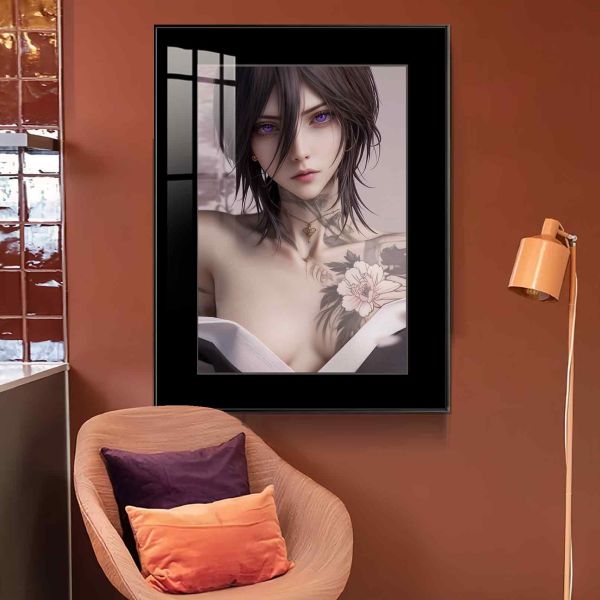 JUZI橘子工作室 血玫瑰 朽木露琪亞 裝飾畫 