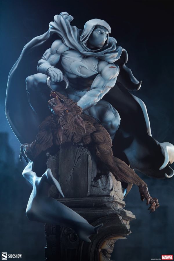 正版授權 Sideshow 60cm 漫威 Moon Knight 月光騎士 