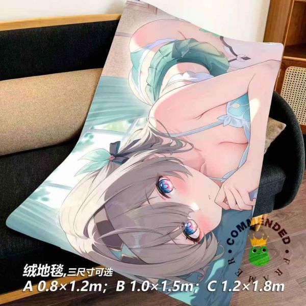 皇呱 《午睡流螢》崩壞星穹鐵道流螢泳裝午睡毯地毯裝飾畫 
