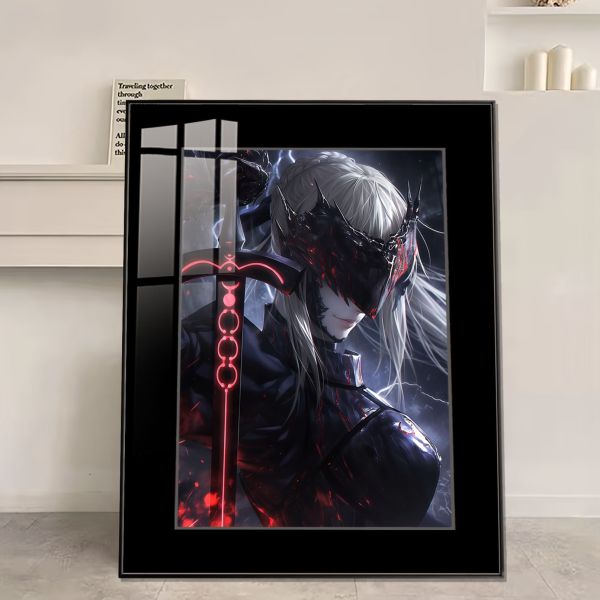 JUZI橘子工作室 暗黑形態 黑化亞瑟王saber裝飾畫 