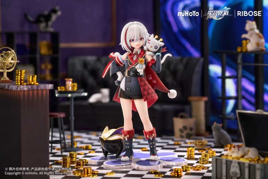 正版授權 RIBOSE RISE UP+系列 崩壞：星穹鐵道 小不點貓貓系列 託帕&賬賬 Ver. 