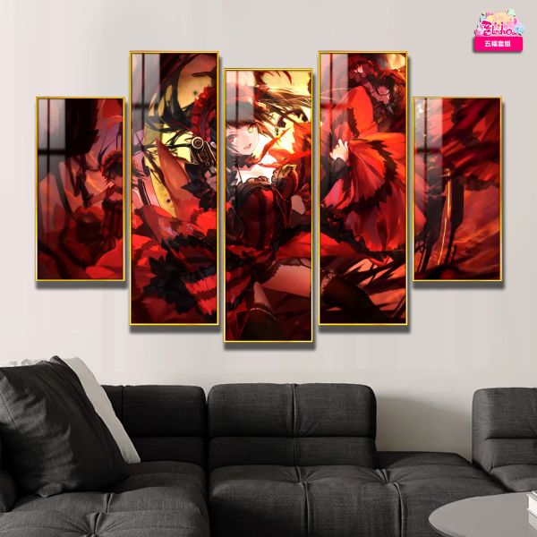 阿喵畫社 時崎狂三異形套組裝飾畫 