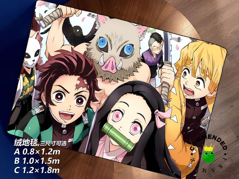 皇呱《鬼殺小組》鬼滅之刃主角鬼殺隊裝飾畫 