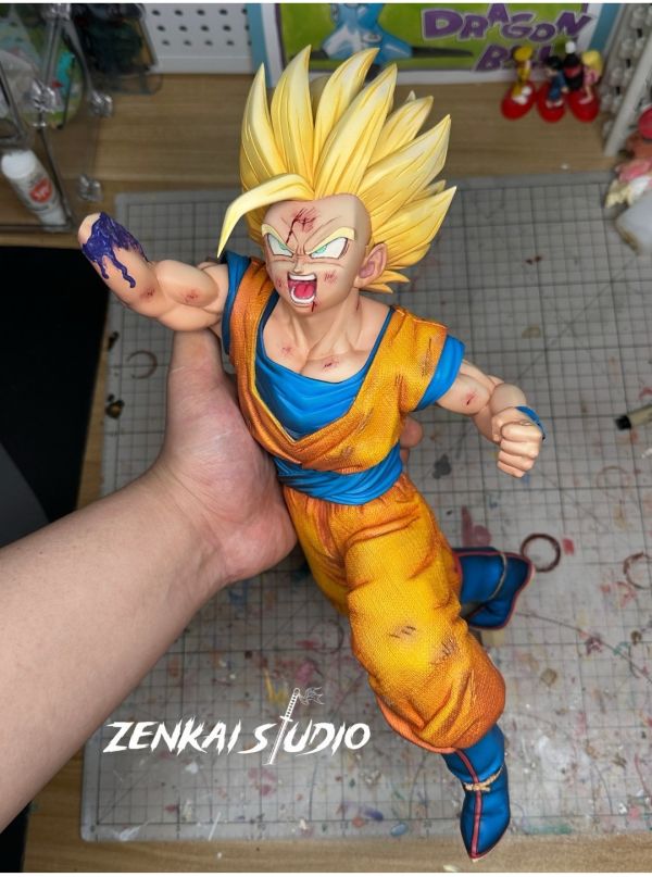 Zenkai工作室 龍珠Z OAV對戰系列 悟飯VS 波傑克 1/4模型場景 