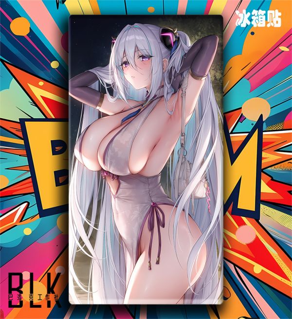 巴洛克 奇爾沙治Kearsarge碧藍航線裝飾畫/冰箱貼 