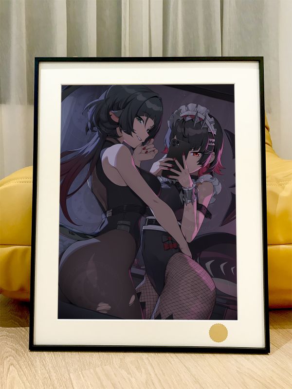 星空 《簡與艾蓮》絕區零Ellen鯊魚妹弗蘭克裝飾畫 