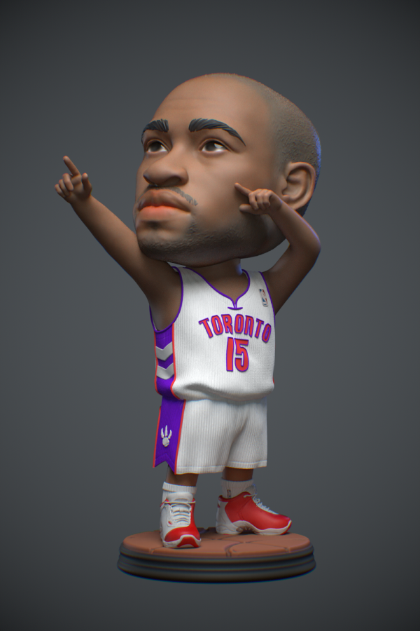 【補款】M3工作室 Q版文斯卡特 NBA雕像 