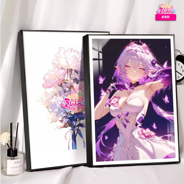 阿喵畫社 蝶舞遐蝶高清裝飾畫 