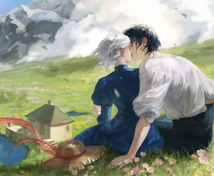 H2工作室 《哈爾蘇菲》哈爾的移動城堡宮崎駿裝飾畫 