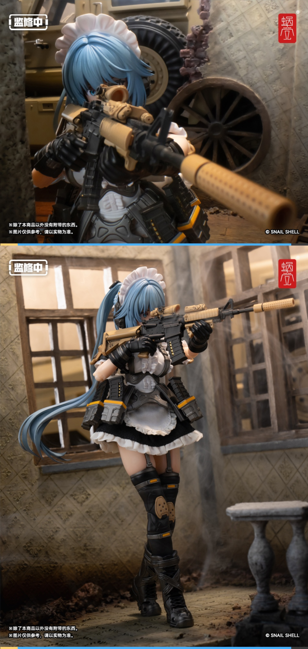 正版授權蝸之殼Snail Shell 1/12 戰術女僕常磐和音- GK國度