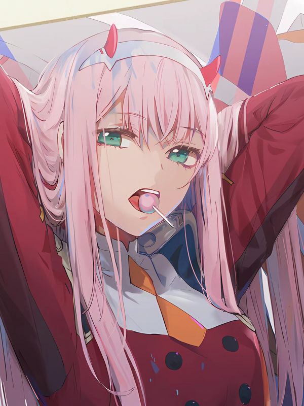 星空 DARLING in the FRANXX《02》國家隊零二鶴望蘭裝飾畫 