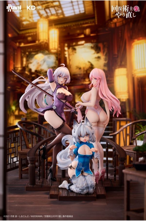 正版授權 大漫匠 Animester 1/7 回覆術士的重啓人生 克蕾赫&芙列雅&剎那 旗袍Ver. 