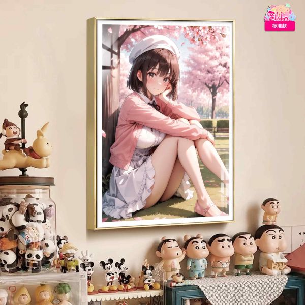 阿喵畫社 櫻花季 加藤惠 裝飾畫 