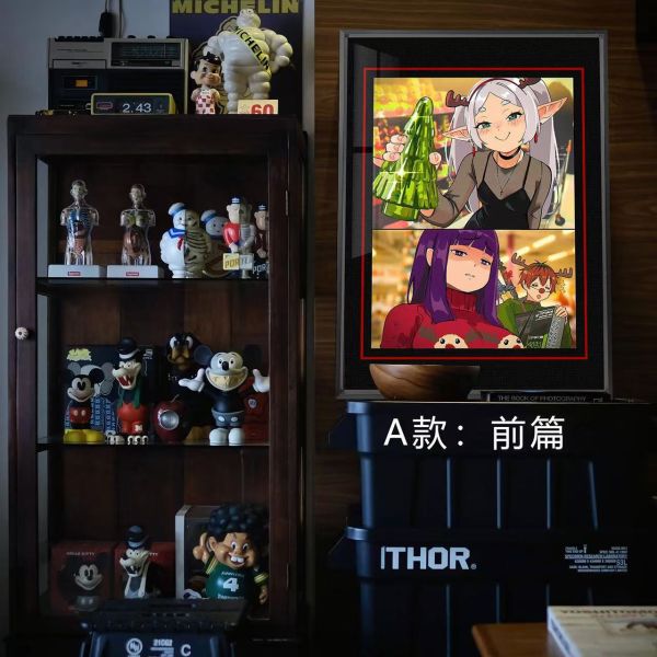 千鳥社 《芙莉蓮的聖誕玩具》葬送的芙莉蓮Frieren聖誕節菲倫肥倫裝飾畫 