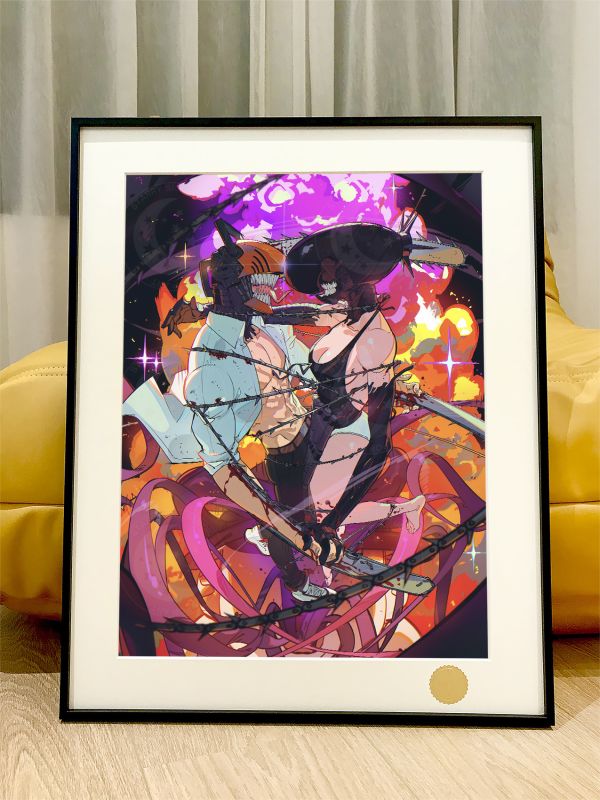 星空《bomb love》電鋸人蕾塞篇裝飾畫 