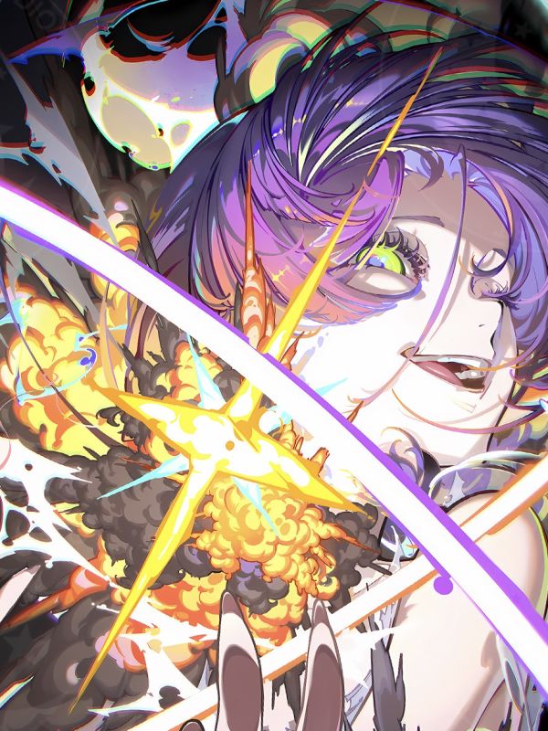 星空《Bomb》電鋸人reze鏈鋸人蕾塞篇裝飾畫 