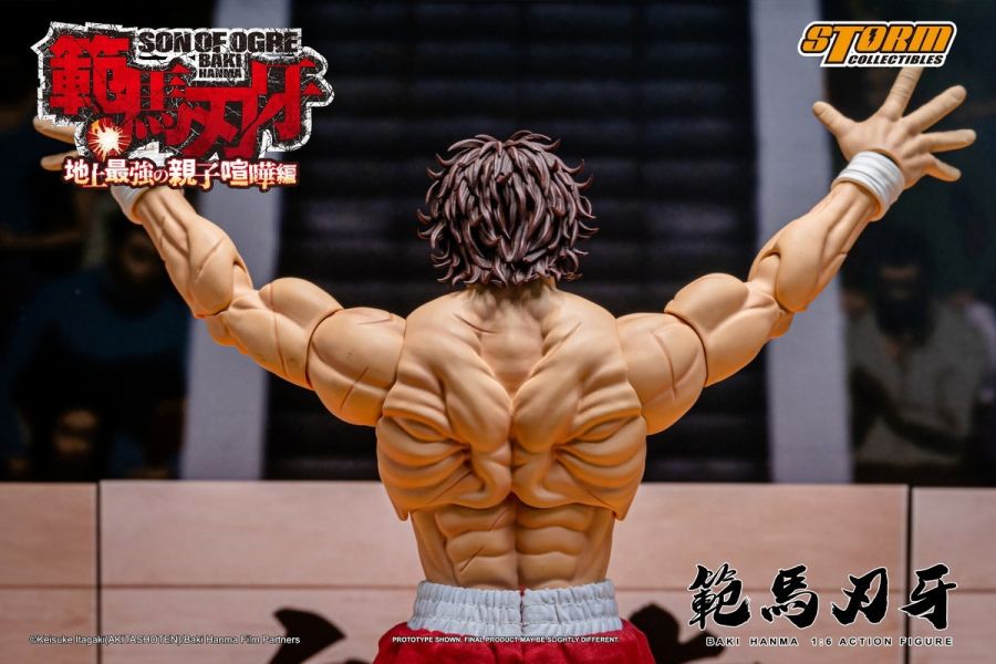 正版授權 Storm Toys 1/6 漫畫刃牙系列 BAKI HANMA 範馬刃牙 可動人偶 