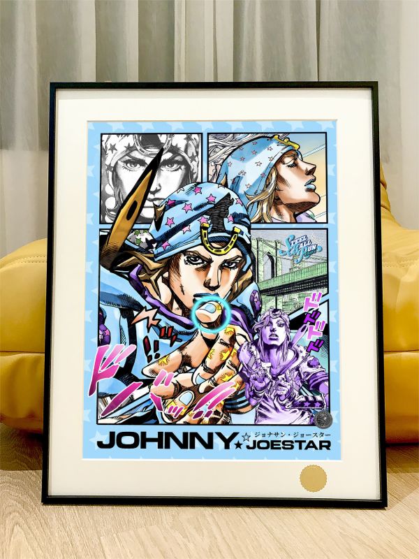 星空《喬尼·喬斯達》JOJO的奇妙冒險裝飾畫 