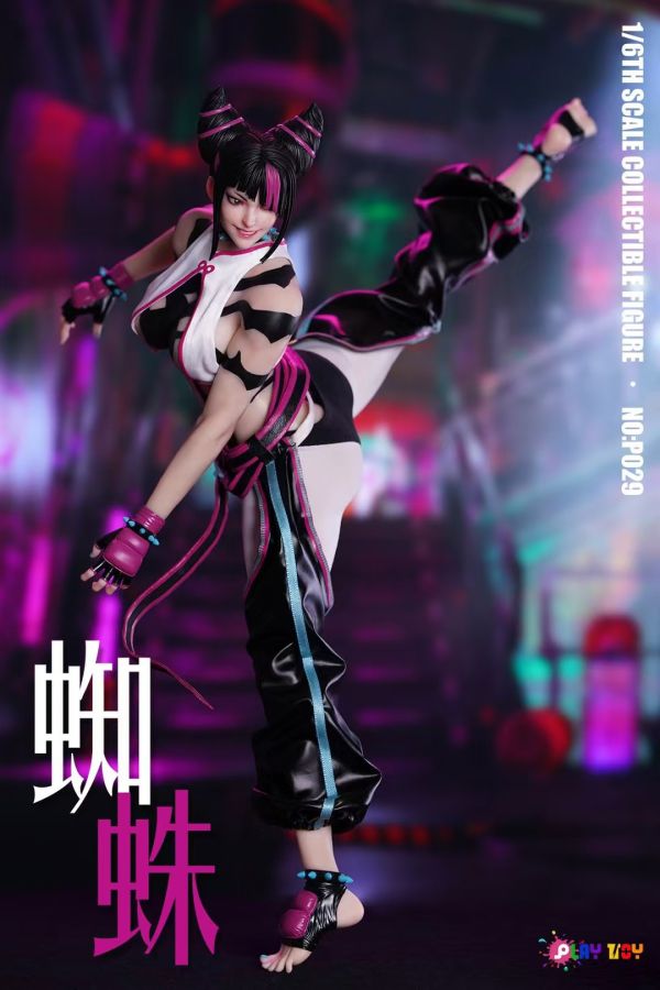 正版授權 PLAY TOY 1/6 蜘蛛女特工6代 