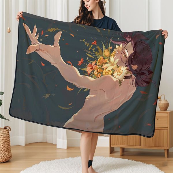 千鳥社《蕾塞的獨舞》鏈鋸人炸彈惡魔午睡毯地毯裝飾畫 