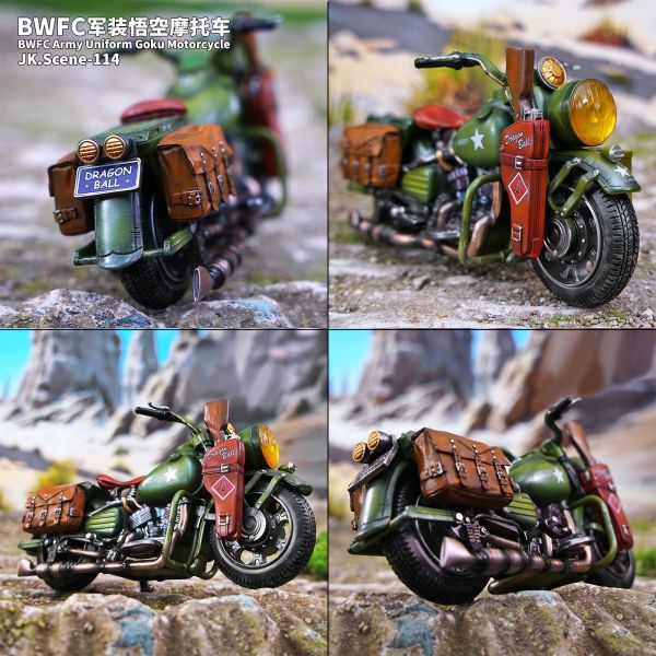 Jacksdo DB扉頁載具-軍裝摩托車 