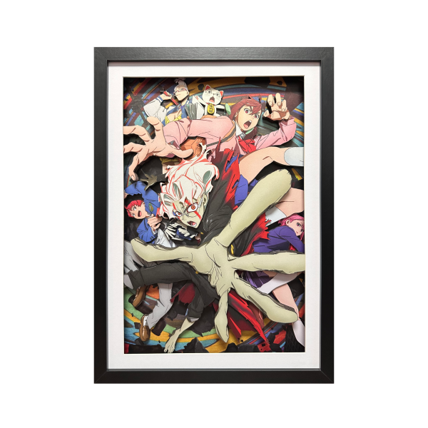 凹凸PANDA 當噠當膽大黨綾瀨桃高倉健星子愛羅紙藝立體畫 