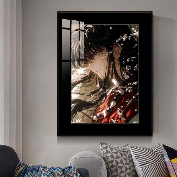 JUZI橘子工作室 犬夜叉 黑髮形態 裝飾畫 