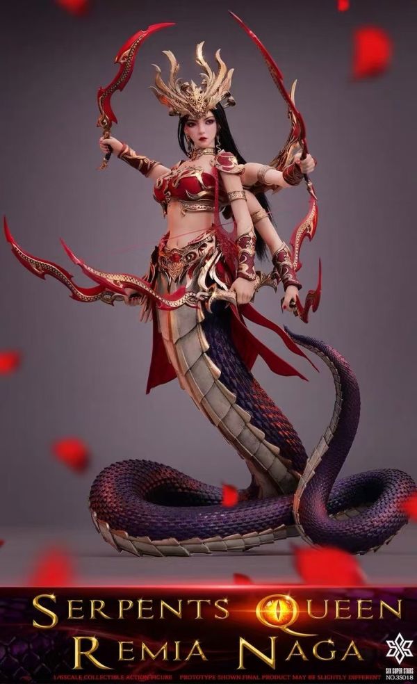 正版授權 六芒星 3STOYS 1/6 蛇姬女王 蕾米婭 娜迦 可動人偶 